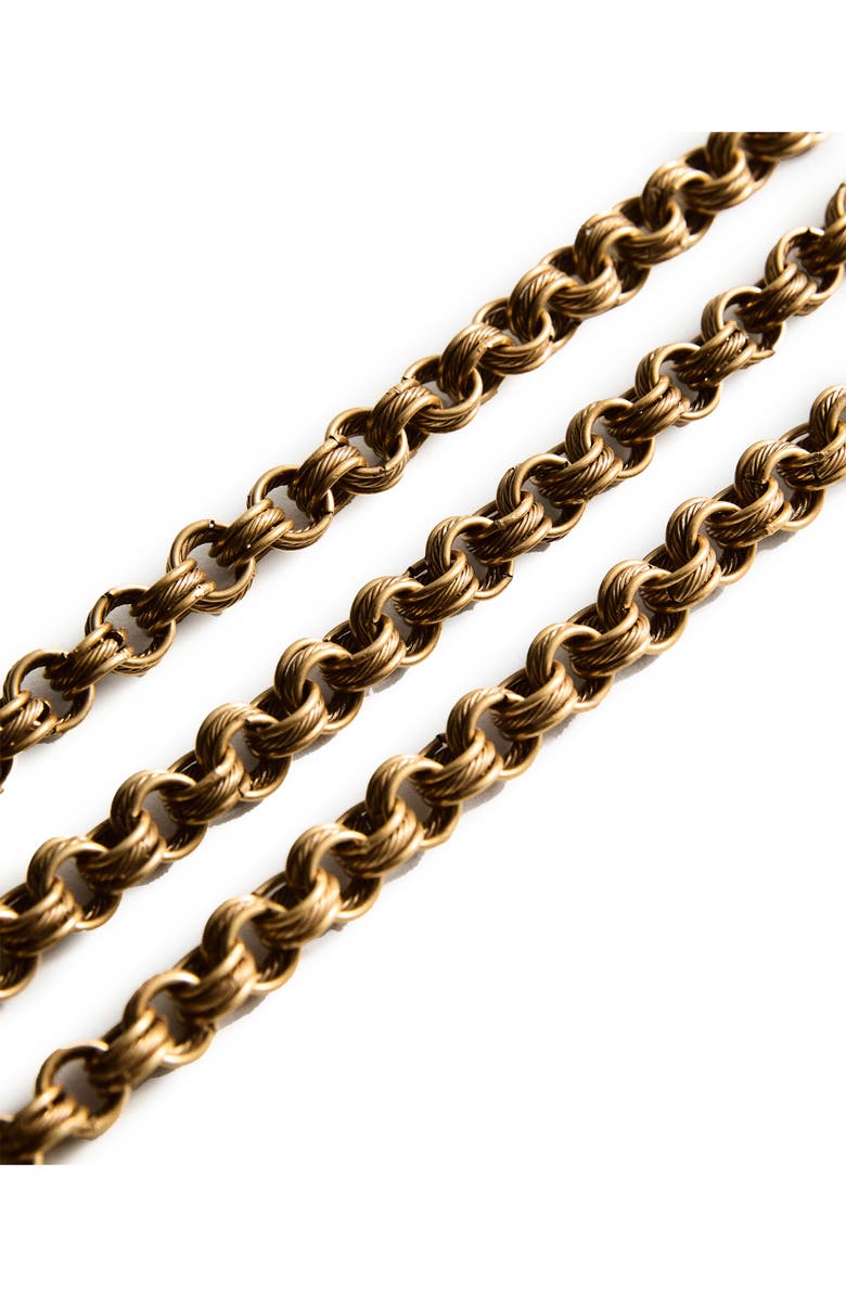 MANGO Mixed Link Collar Necklace, Alternate, color,