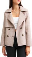 Belle & Bloom I'm Yours Wool Blend Peacoat