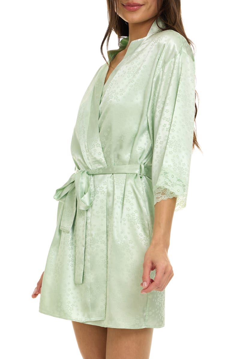 Flora Nikrooz Sabrina Travel Pajamas & Robe Set, Alternate, color, Mint