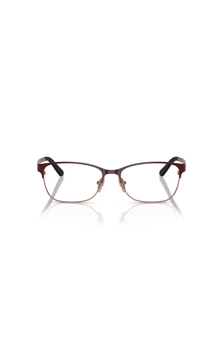Vogue Eyewear 54mm Square optical glasses, Alternate, color, Red