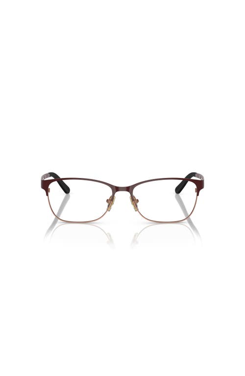 Vogue Eyewear 54mm Square Optical Glasses In Gold