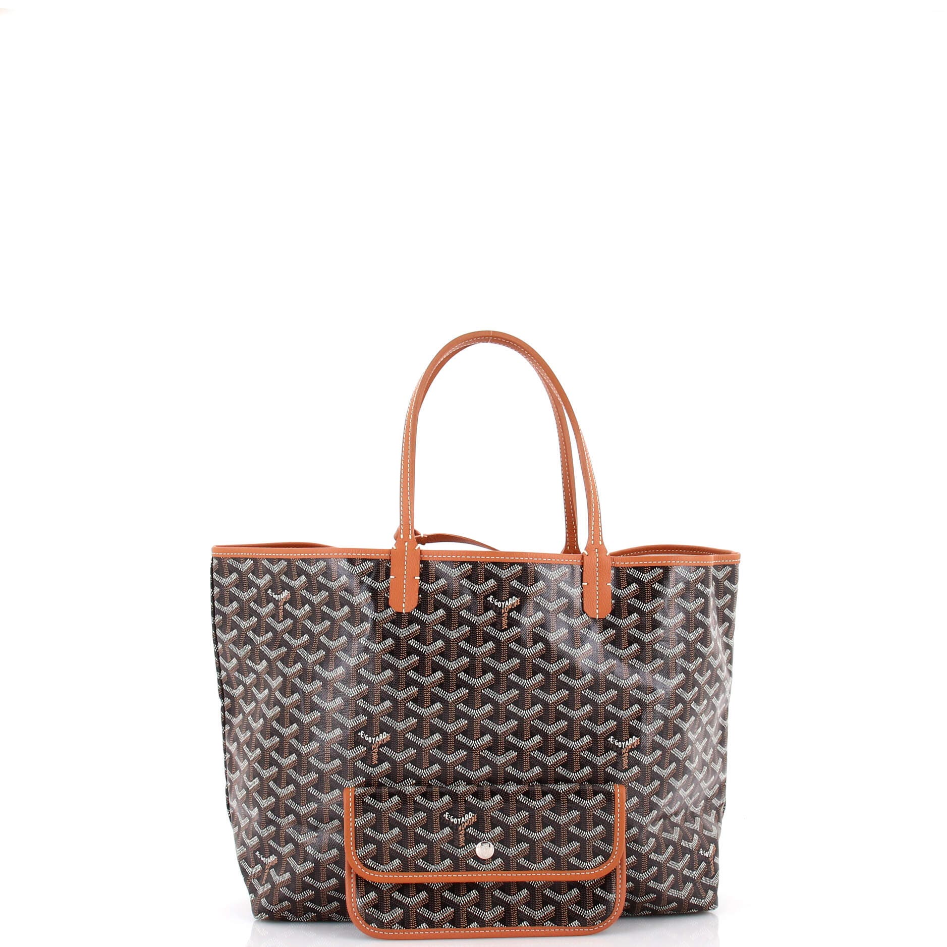 Pre-Owned Goyard Saint Louis Tote Coated Canvas PM, Alternate, color, Black