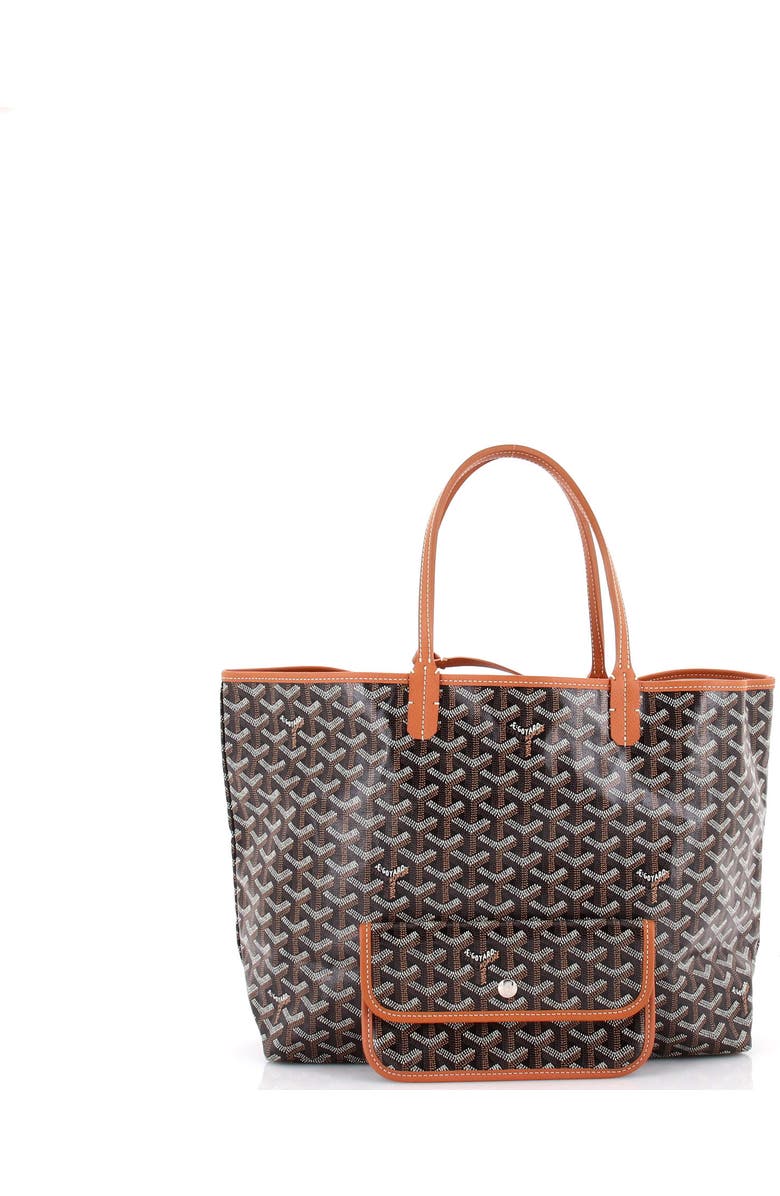 Pre-Owned Goyard Saint Louis Tote Coated Canvas PM, Alternate, color, Black