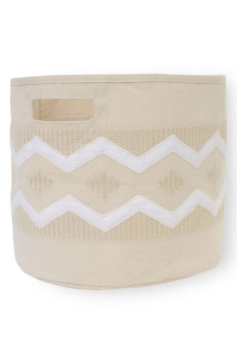 Round Nursery Storage Bin
