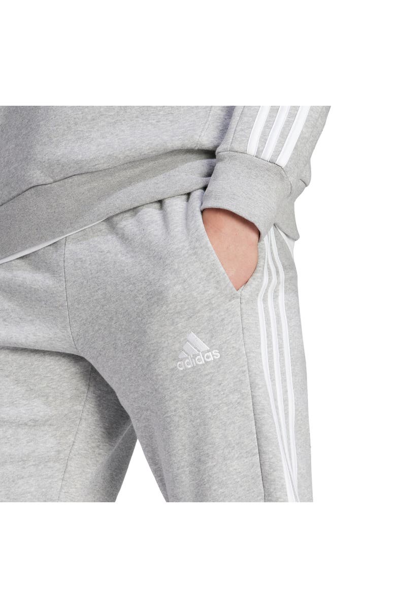 adidas Fleece Tapered Cuff Pants, Alternate, color, 