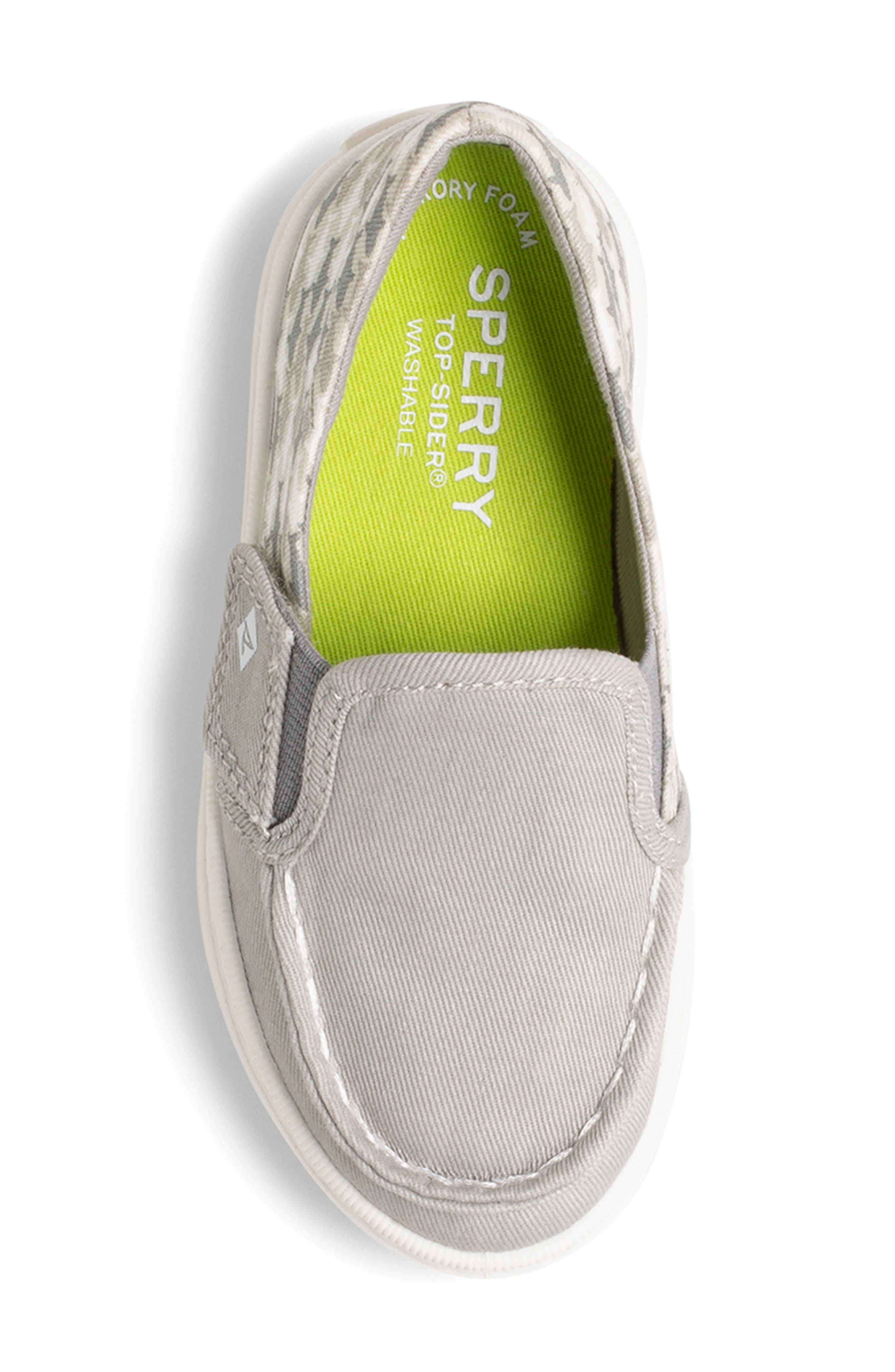 Sperry Saltie Jr. Washable Slip-On Sneaker, Alternate, color, 