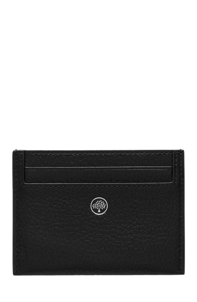 Mulberry Leather Card Case, Alternate, color, Black