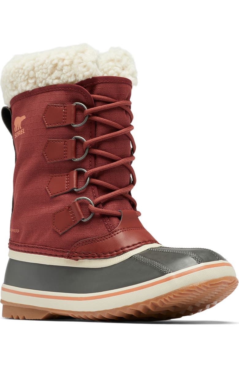 SOREL Winter Carnival Waterproof Boot, Main, color, Spice/ Gum 10