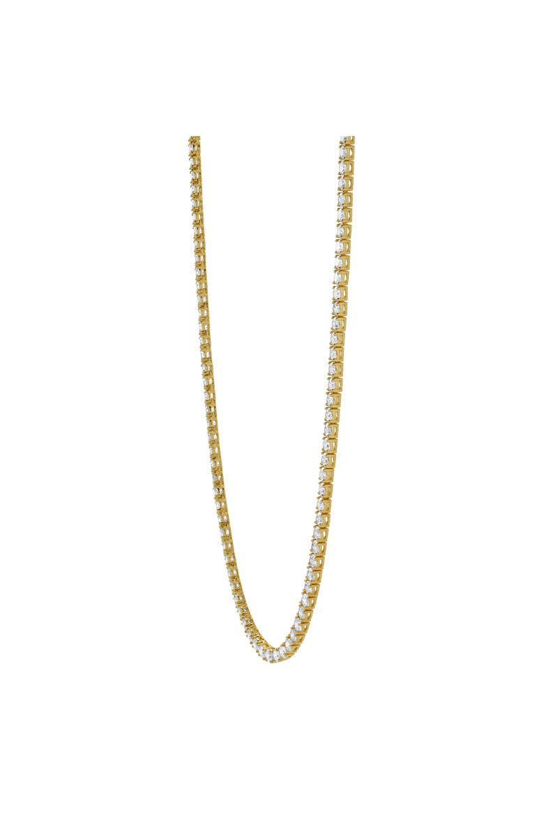 Dimi 10K Gold Lab Grown Diamond Tennis Chain - 3.4mm, Main, color, 10K Yellow Gold