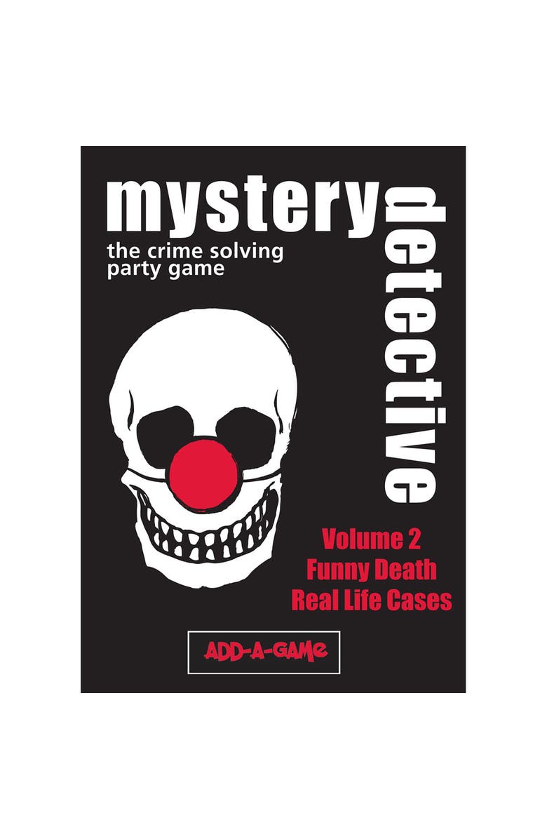 Luma Imports Mystery Detective Vol 2 Funny Death Real Life Cases Crime Solving Party Game, Alternate, color, Multicolored