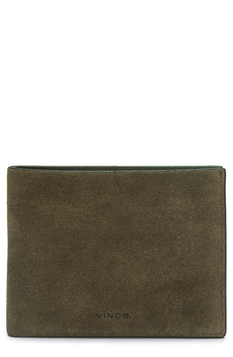 Suede Bifold Wallet