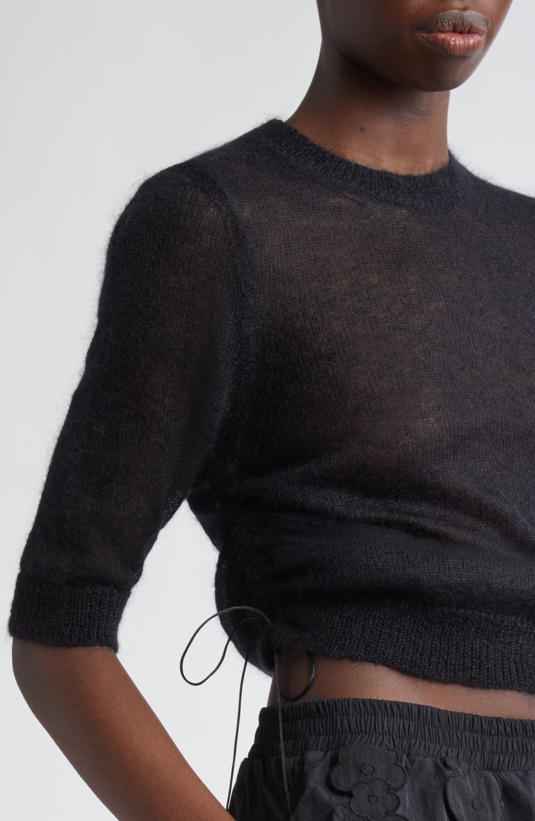 Cecilie Bahnsen Videl Adjustable Mohair Blend Sweater, Alternate, color,