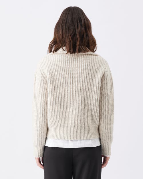 Ripe Maternity Layla Zip Through Knit In Gray