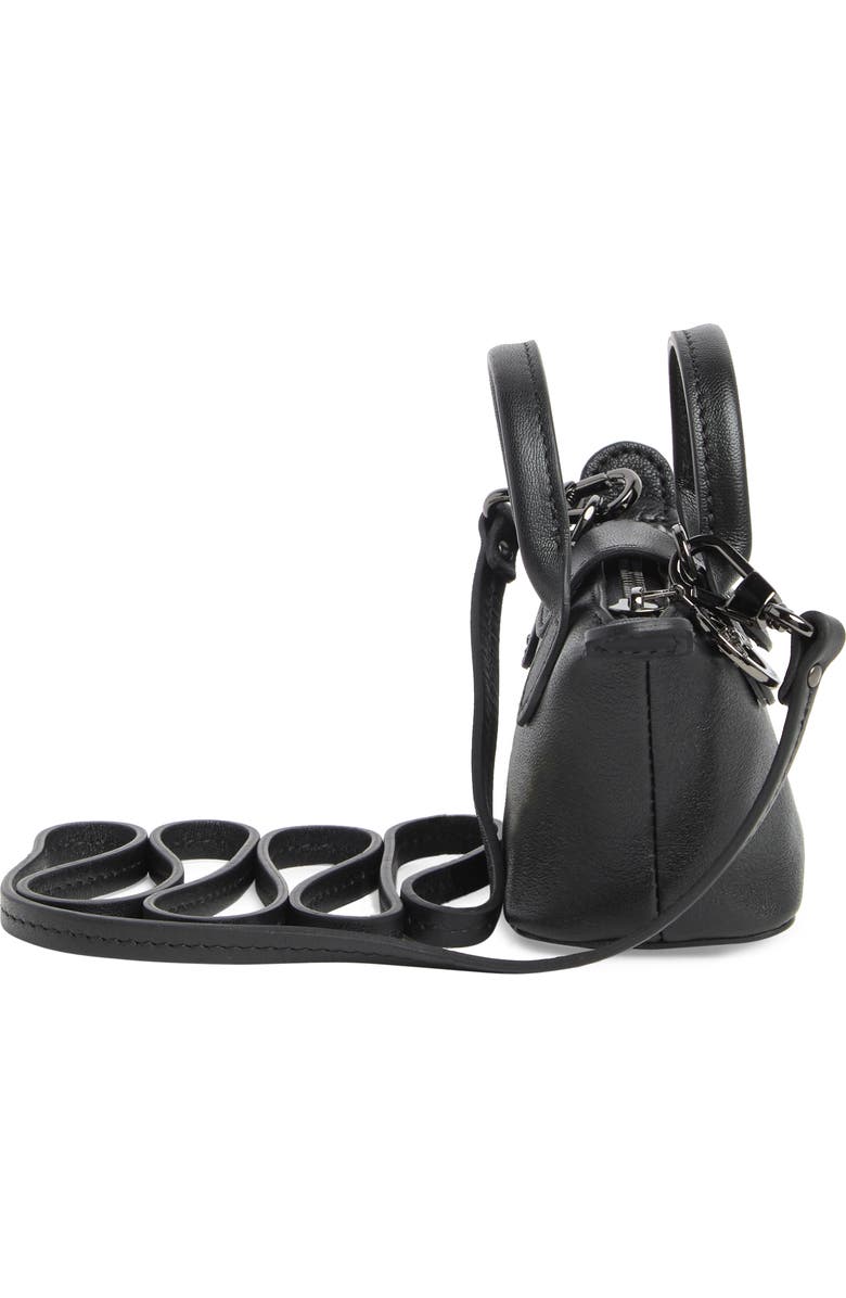 Longchamp Le Pliage Cuir Nano Crossbody Bag, Alternate, color,