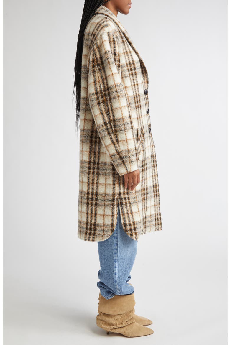 Gabriel Plaid Wool Blend Coat (Women) | Nordstrom