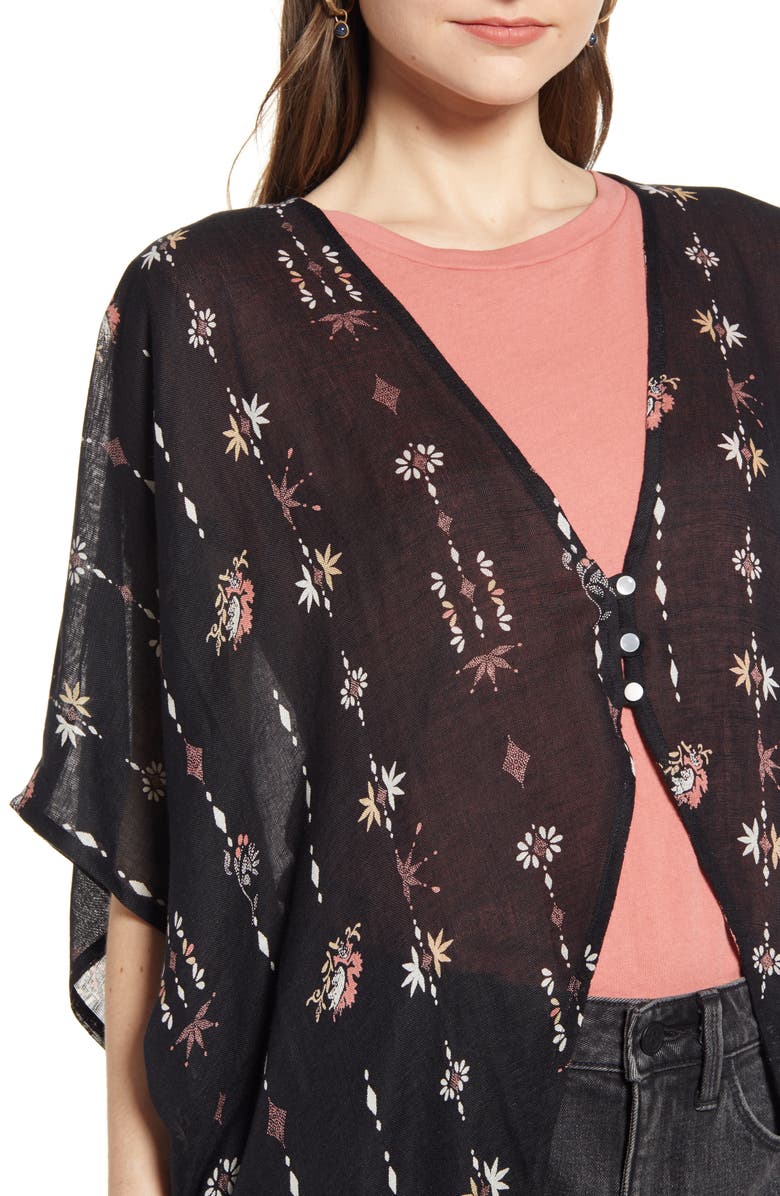 Treasure & Bond High/Low Ruana, Alternate, color,