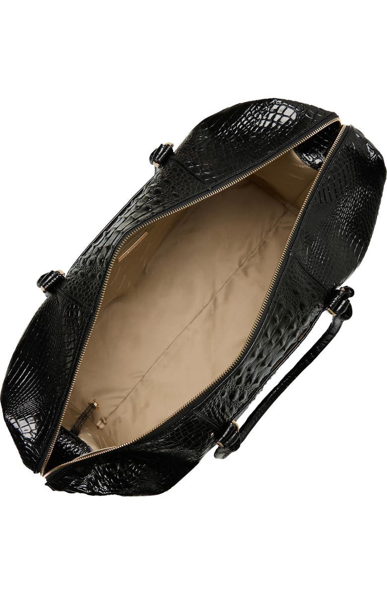 Brahmin Duxbury Croc Embossed Leather Weekend Bag, Alternate, color,