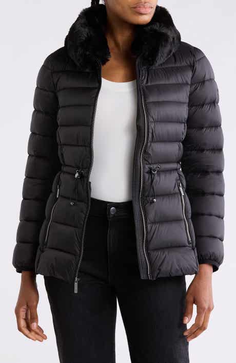 Faux Fur Collar Packable Anorak