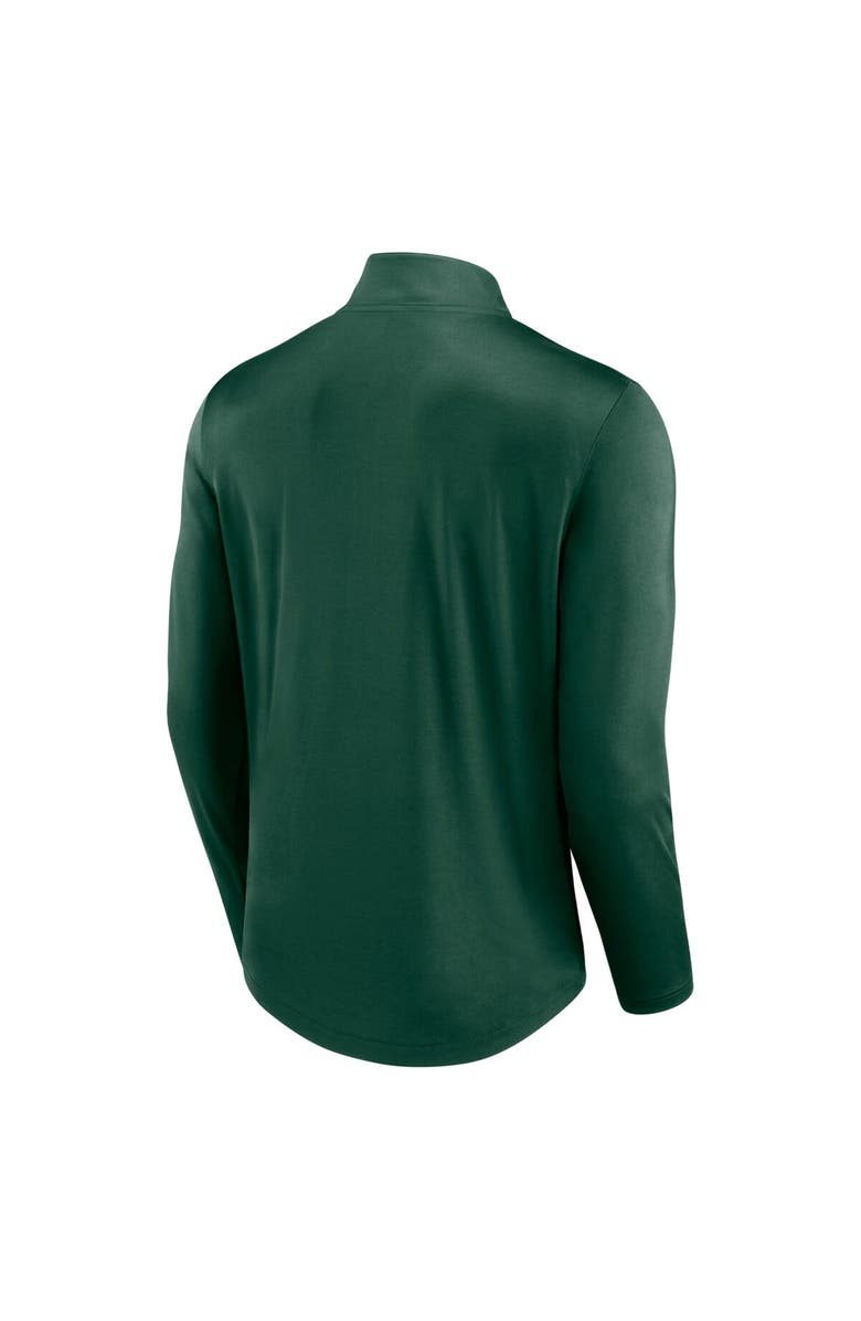 FANATICS Men's Fanatics Branded Green Minnesota Wild Mock Neck Quarter-Zip Top, Alternate, color, 