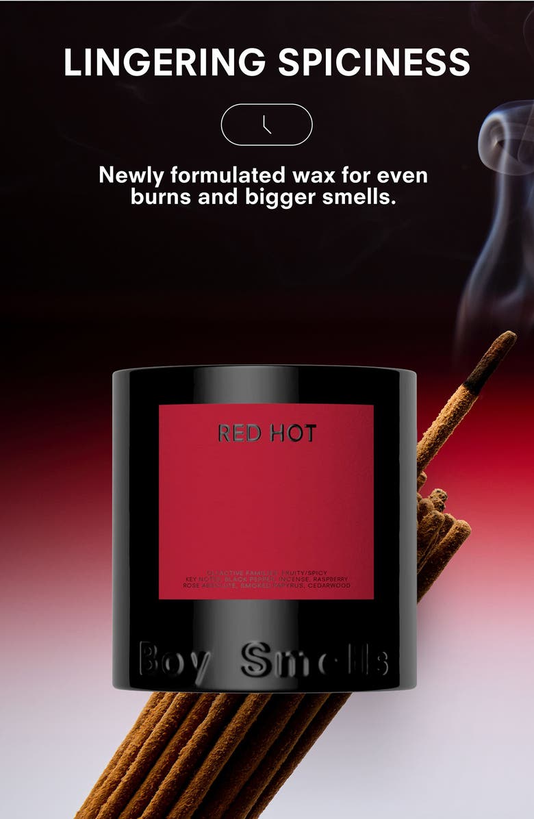 Boy Smells Red Hot Candle, Alternate, color, 