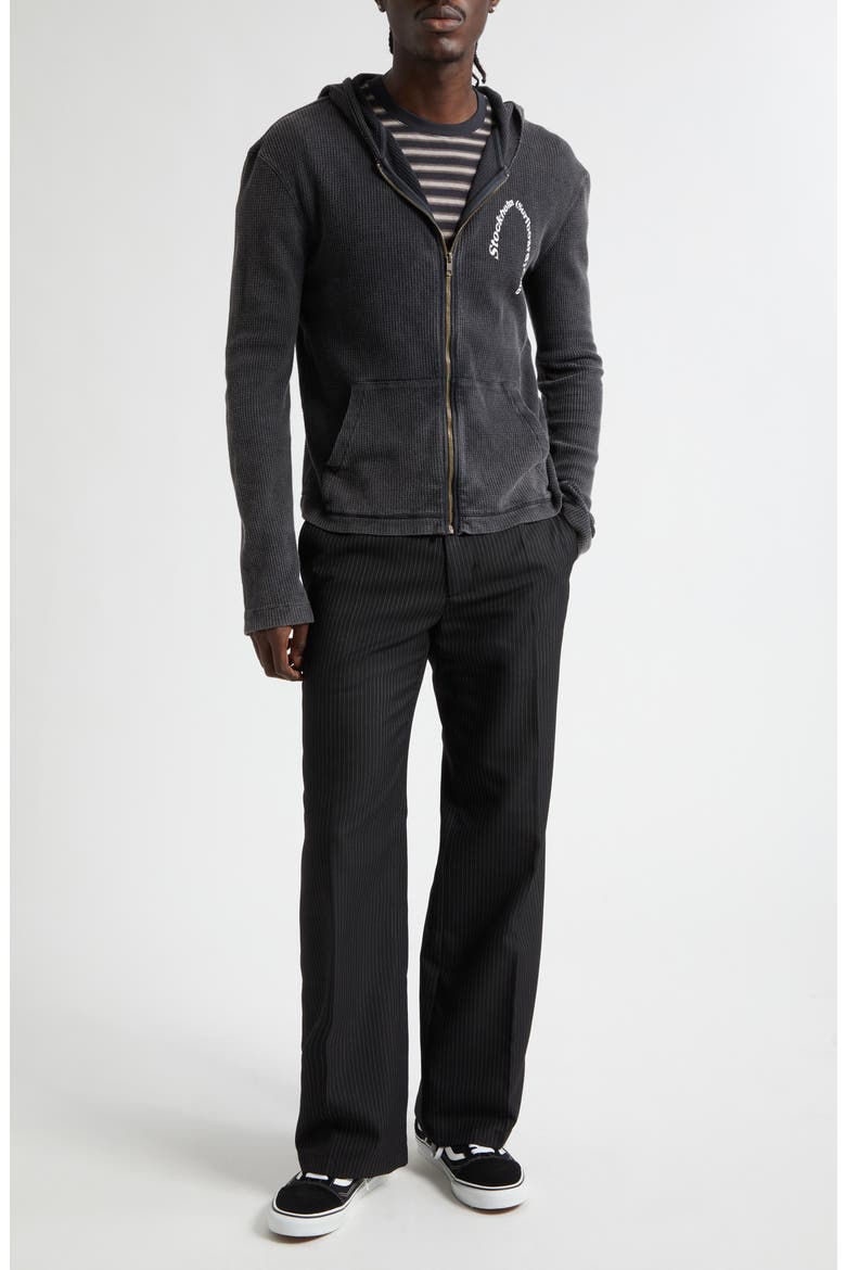 Sune Pinstripe Bootcut Pants, Alternate, color, BLACK PINSTRIPE