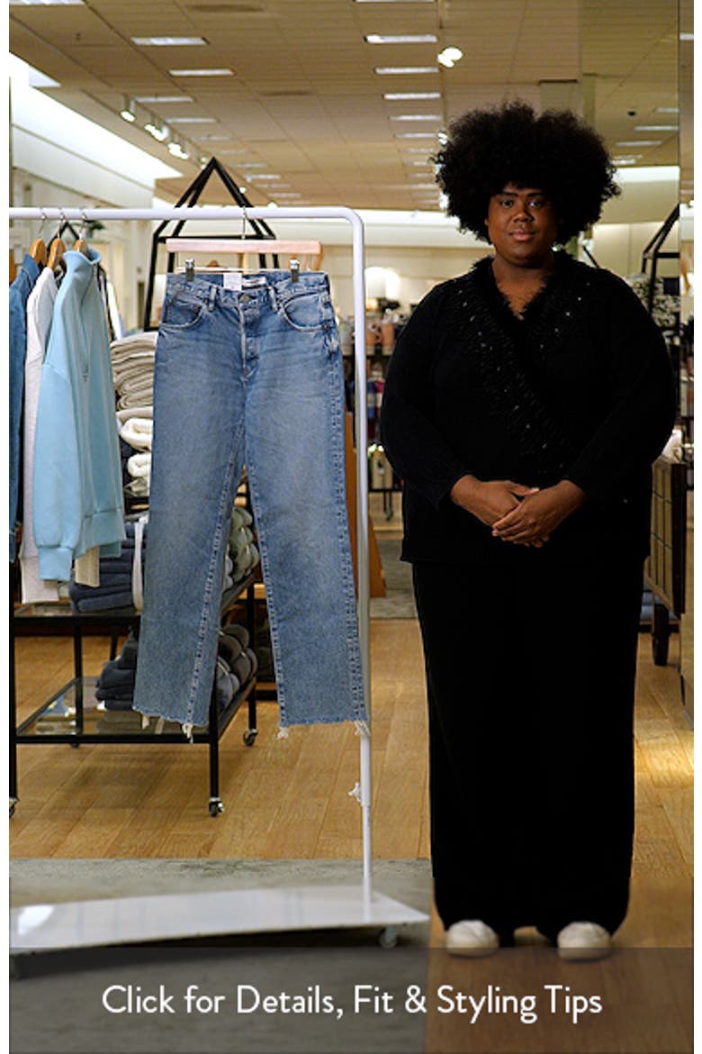 Sebring Frayed Straight Leg Jeans video