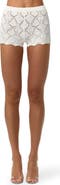Naked Wardrobe Pointelle Knit Shorts