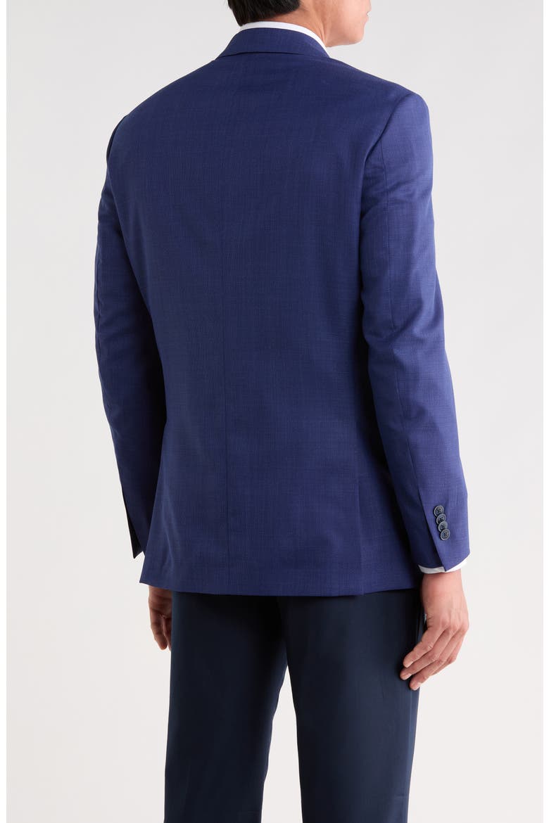 Blue Solid Wool Sport Coat, Alternate, color, BLUE