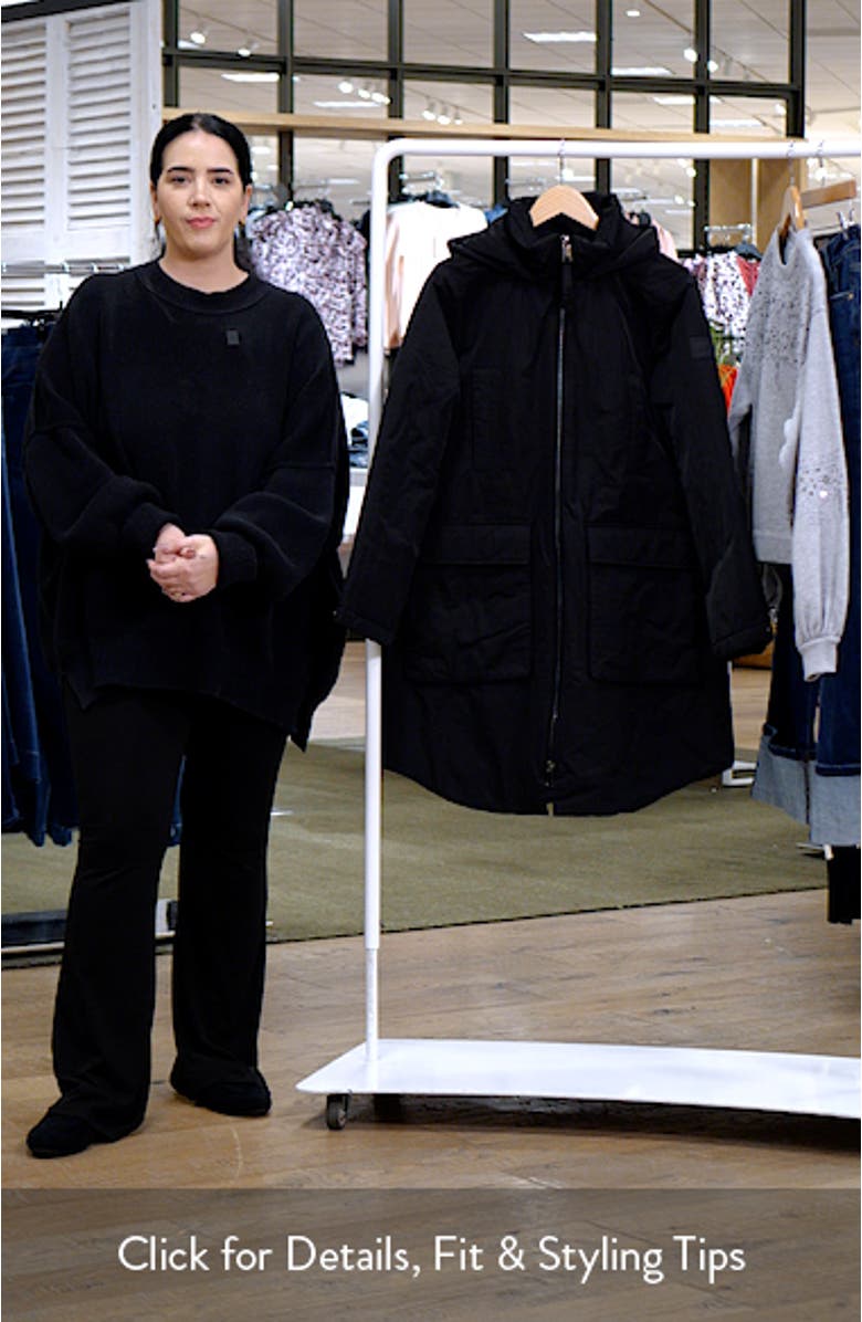 Memory Nylon Long Hooded Jacket, sales video thumbnail