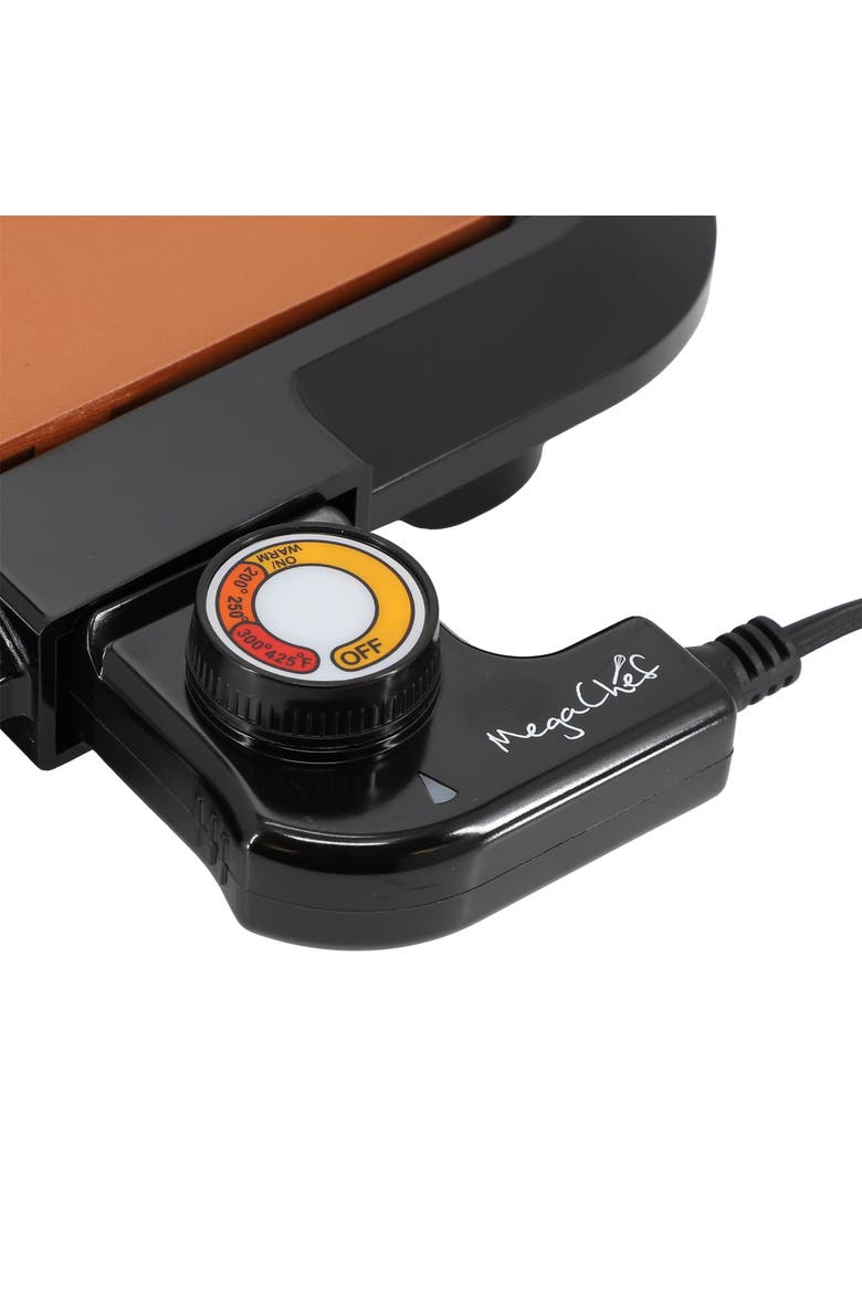 10.63 Inch Electric Grill with Copper Coating, Alternate, color, Black
