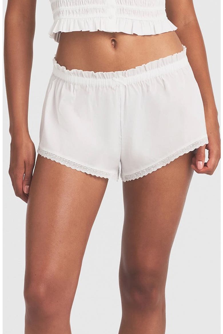 Poplin Apparel Shorts, Main, color, SNOW
