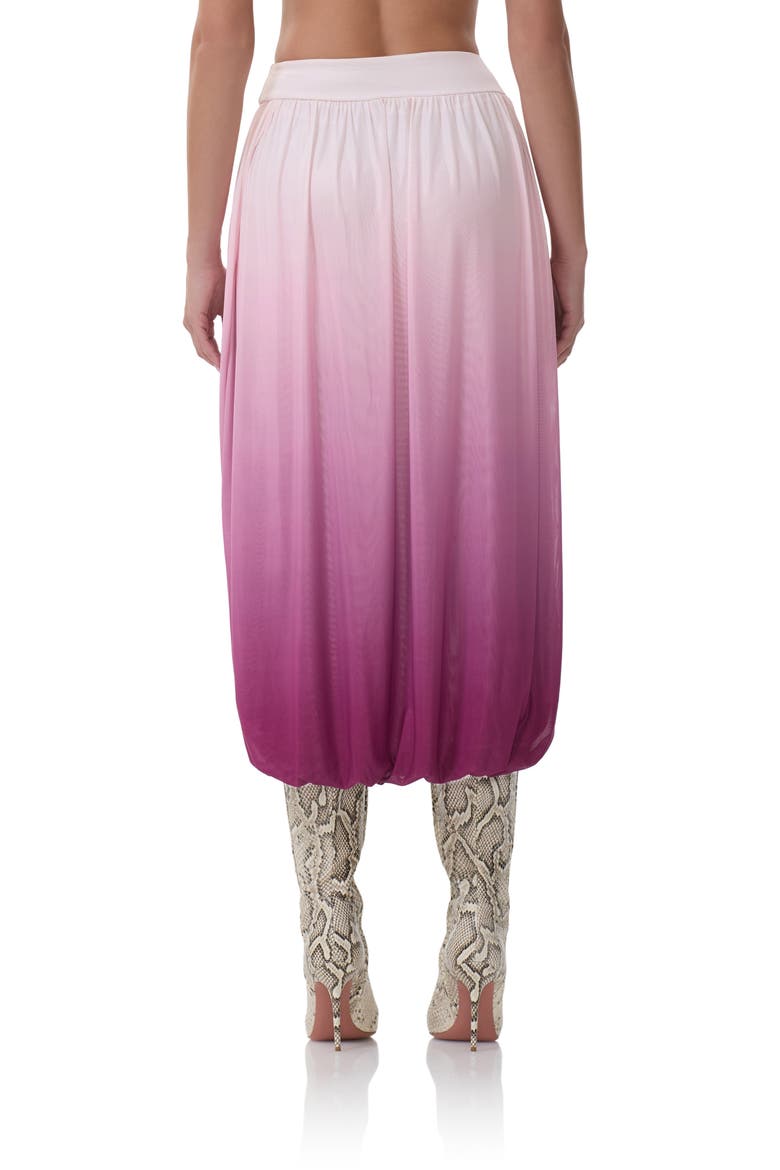 Kyomi Ombré Bubble Skirt, Alternate, color, MAUVE OMBRE