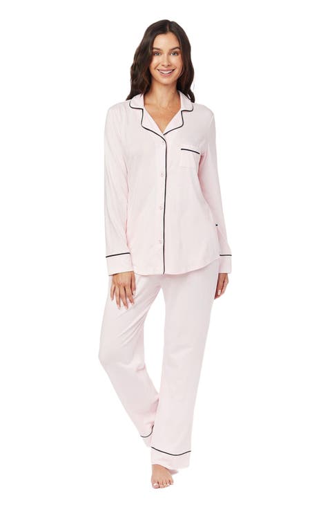 Pima Knit Pajama Set Conversational