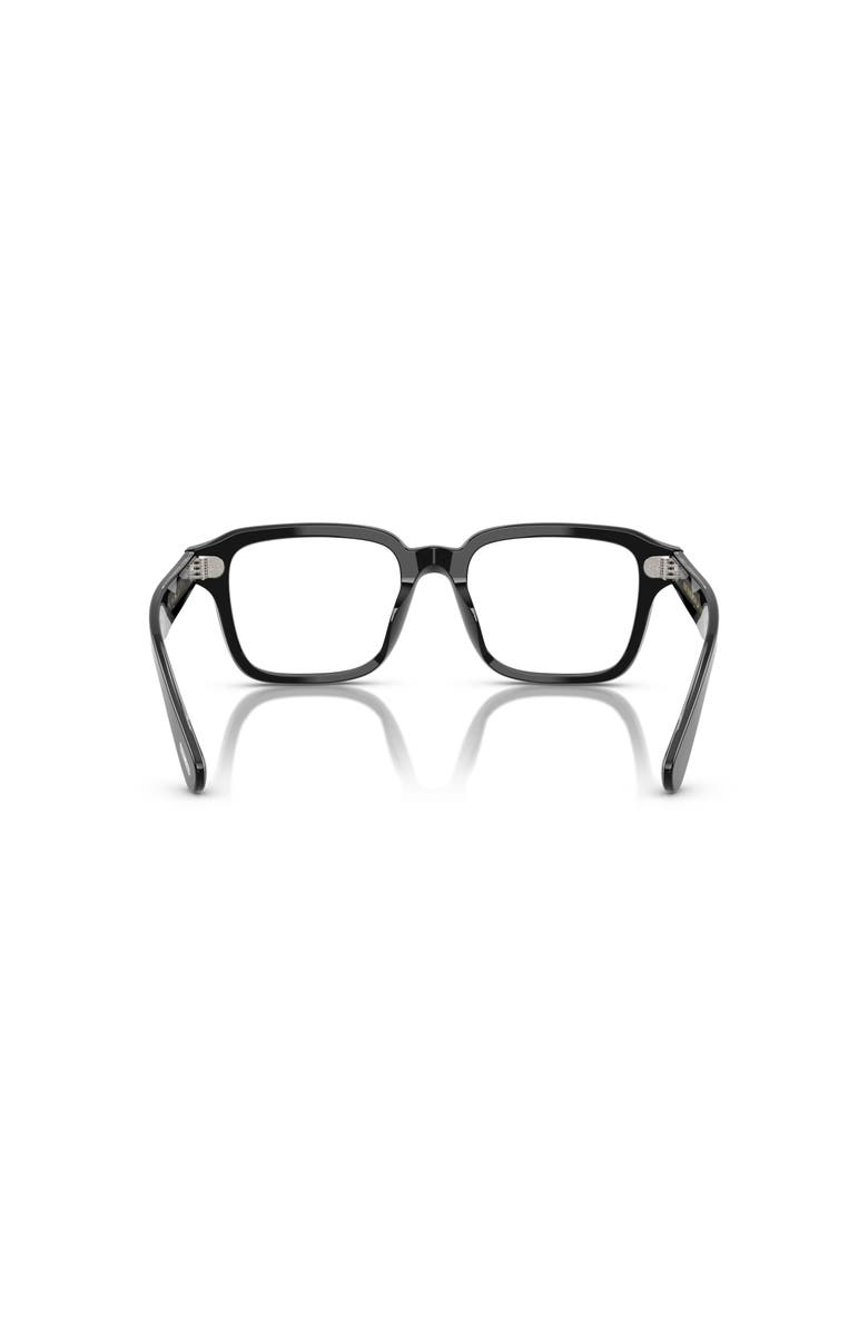 Oliver Peoples 51mm Rectangle optical glasses, Alternate, color, Black