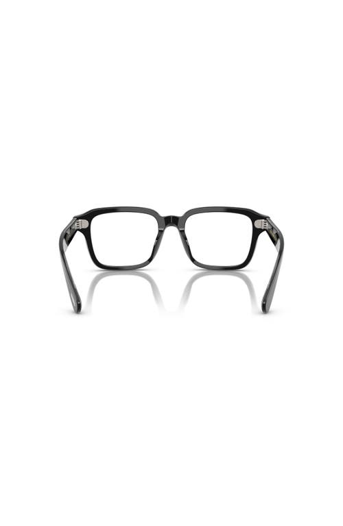 Oliver Peoples 51mm Rectangle Optical Glasses In Black