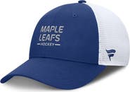 FANATICS Men's Fanatics Blue/White Toronto Maple Leafs Authentic Pro Rink Lockup Adjustable Trucker Hat