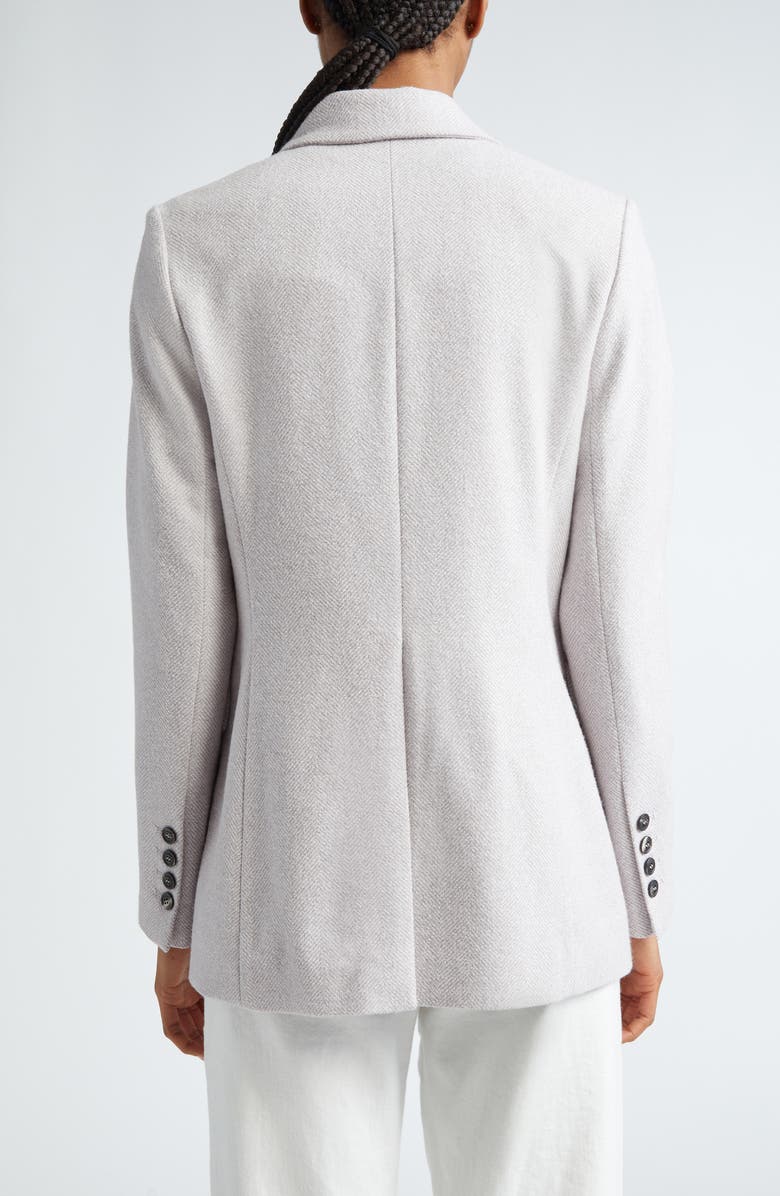 Eleventy Double Breasted Herringbone Blazer, Alternate, color, 