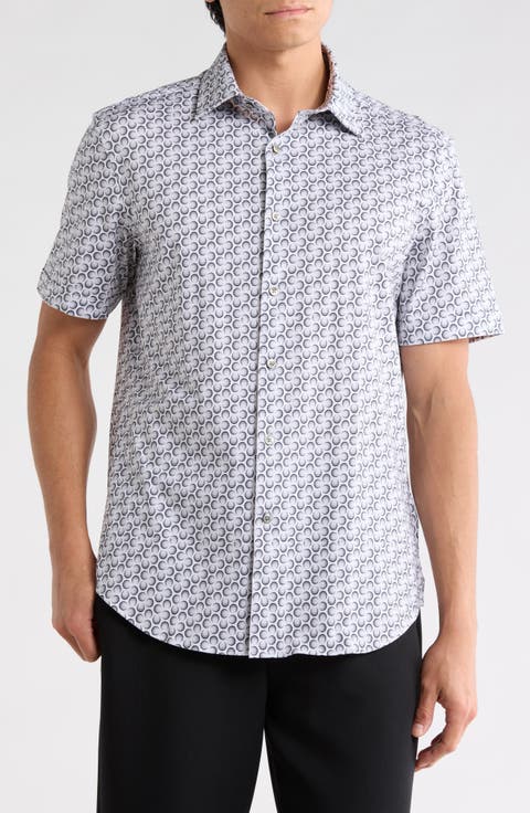 Short Sleeve Woven T-Shirt