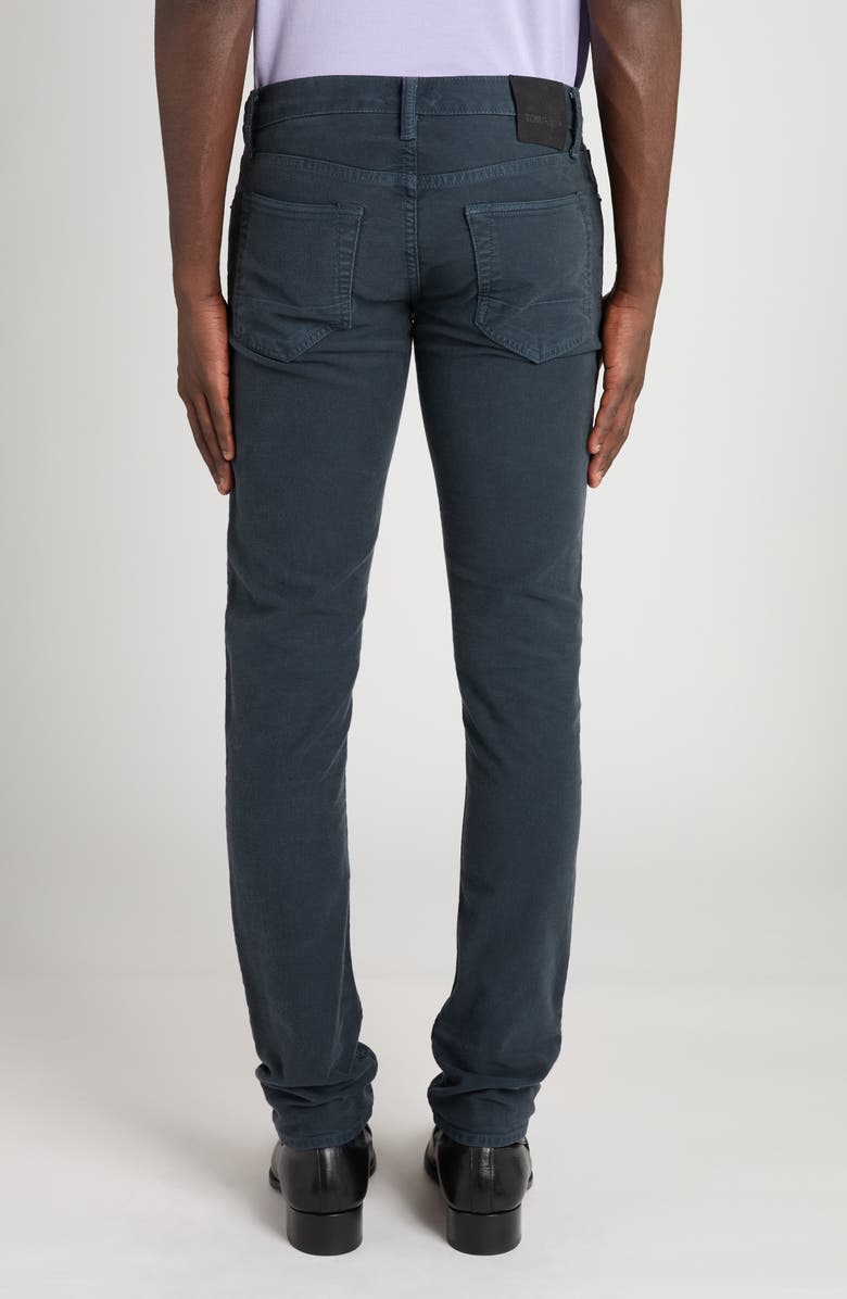 TOM FORD Slim Fit Moleskin Pants, Alternate, color, Hb470 Indigo