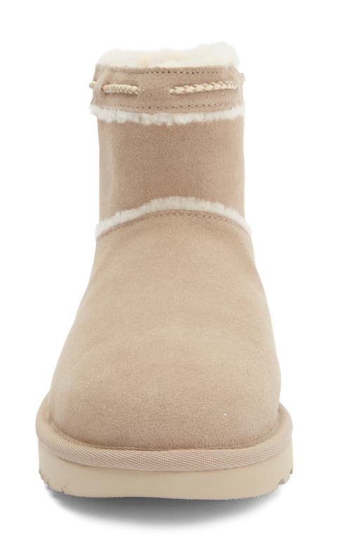 Ugg ® Classic Mini Shearling Braid Trim Boot In Sand