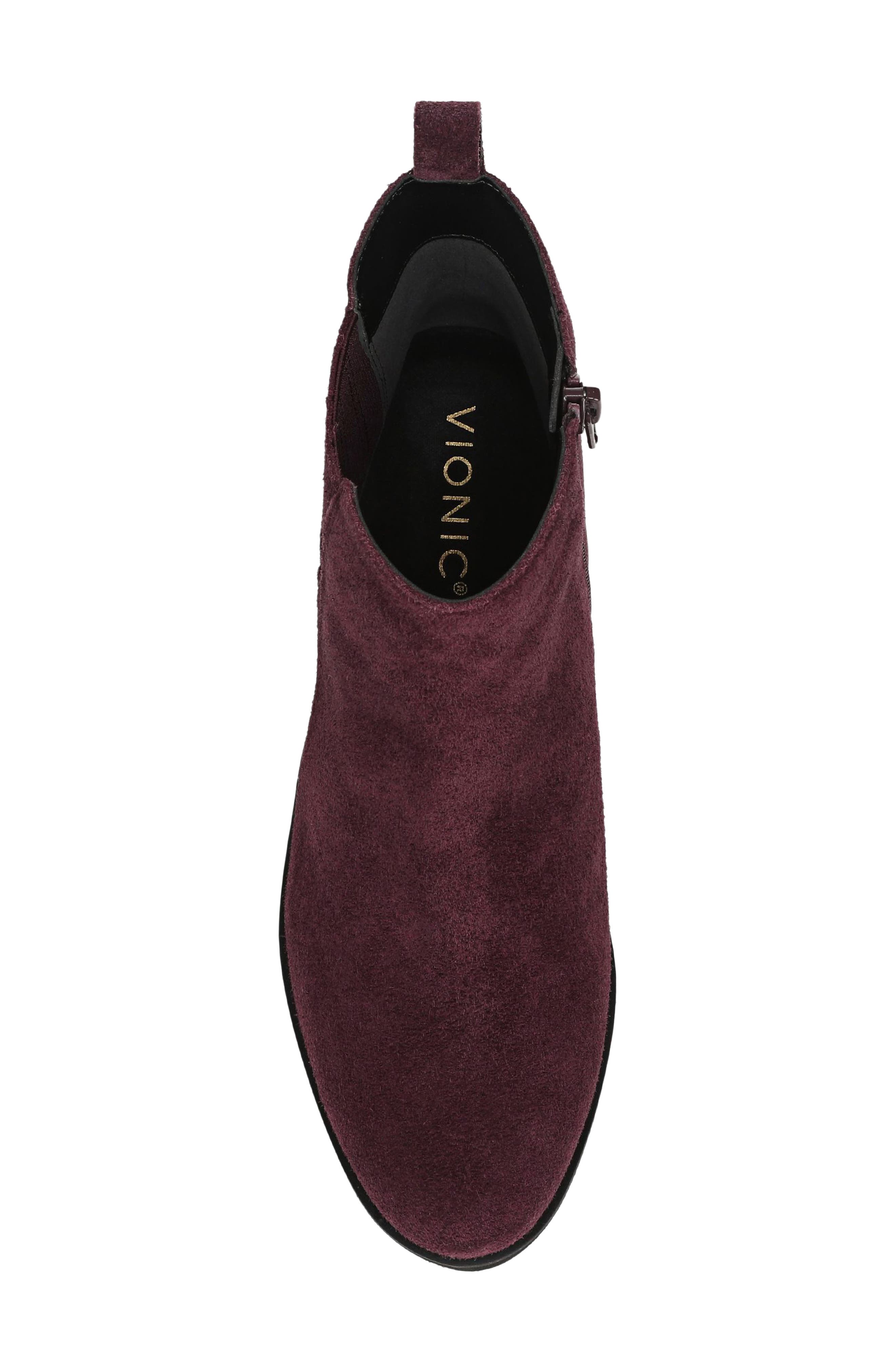 Aria 2.0 Leather Wedge Bootie, Alternate, color, MULLED WINE LEATHER