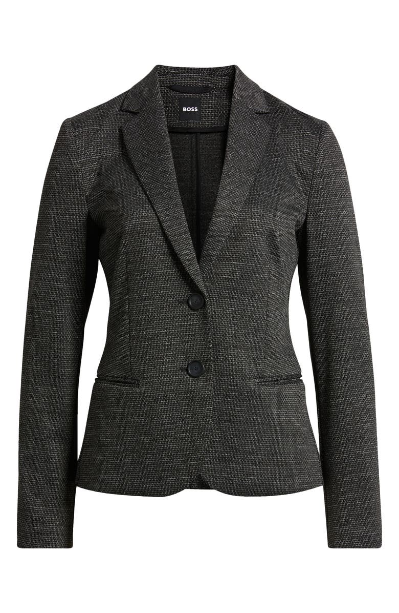 BOSS Jonalhra Tweed Blazer, Alternate, color, Jersey Structure