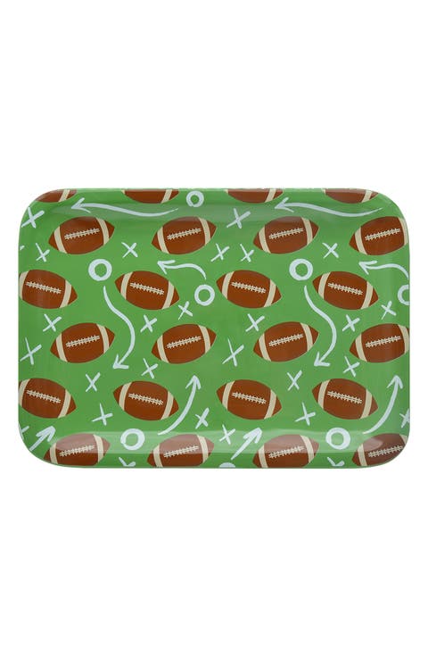 Football 13-Inch Melamine Platter