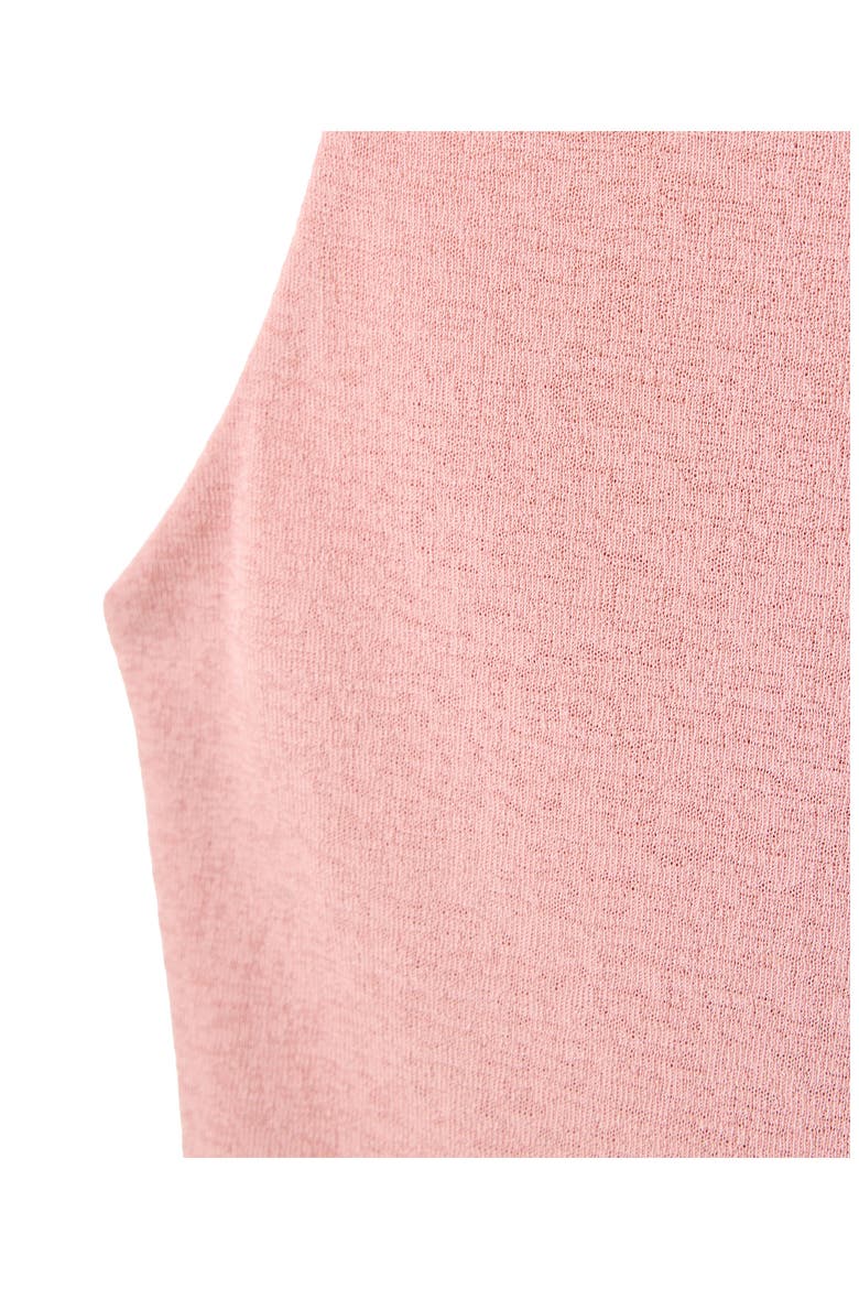 Mock Neck Fitted Fine Knit Top, Alternate, color, PASTEL PINK