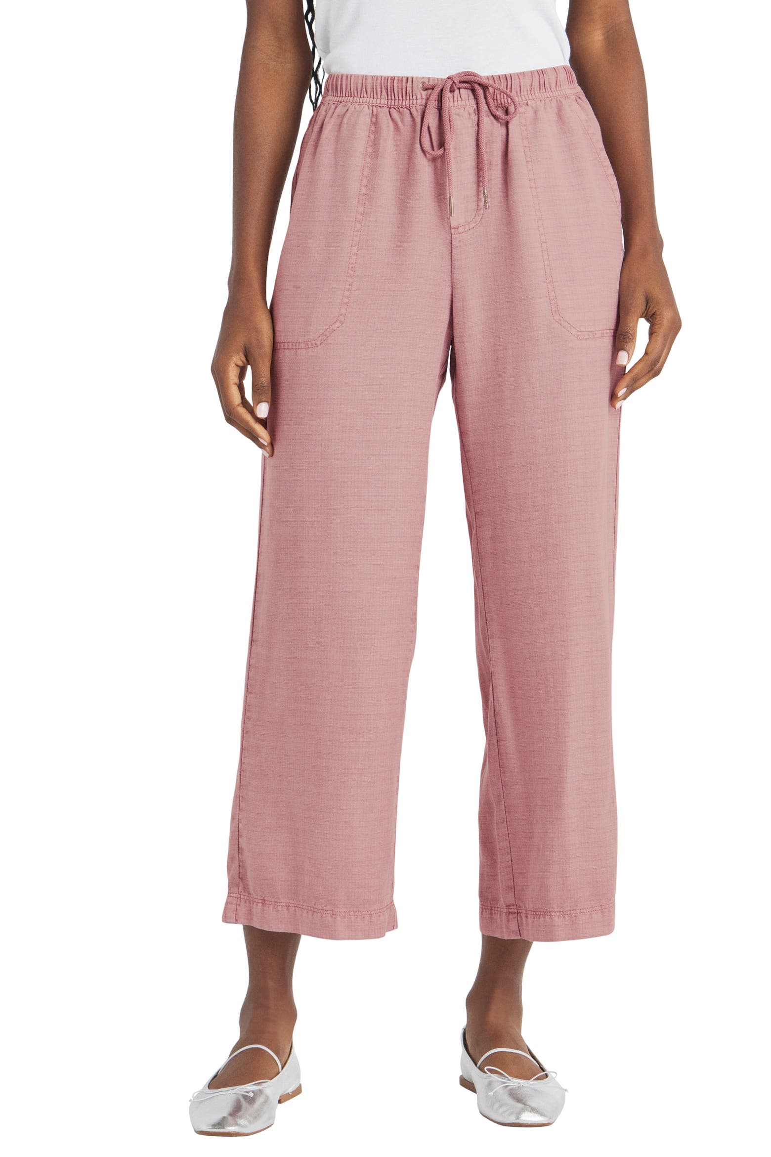 Splanded Splendid Angie Crop Wide Leg Pants (Women) | Nordstromrack