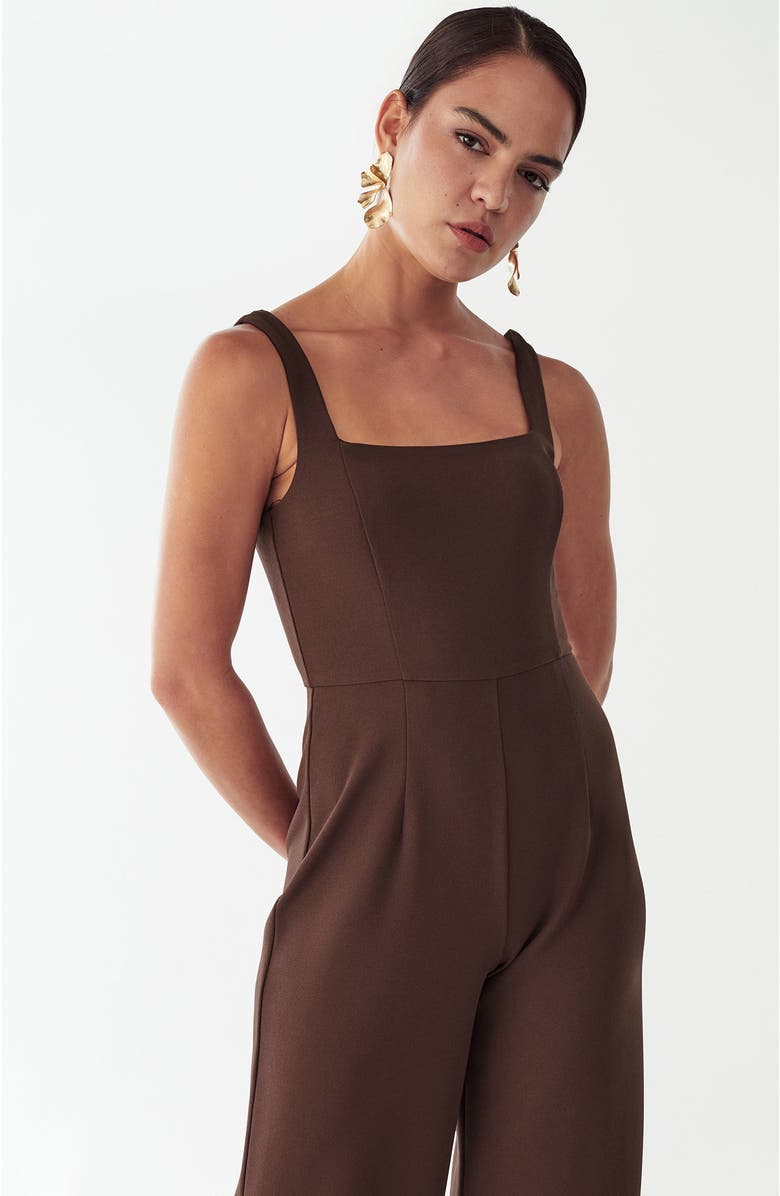 ST MRLO Anika Jumpsuit, Alternate, color, Chocolate