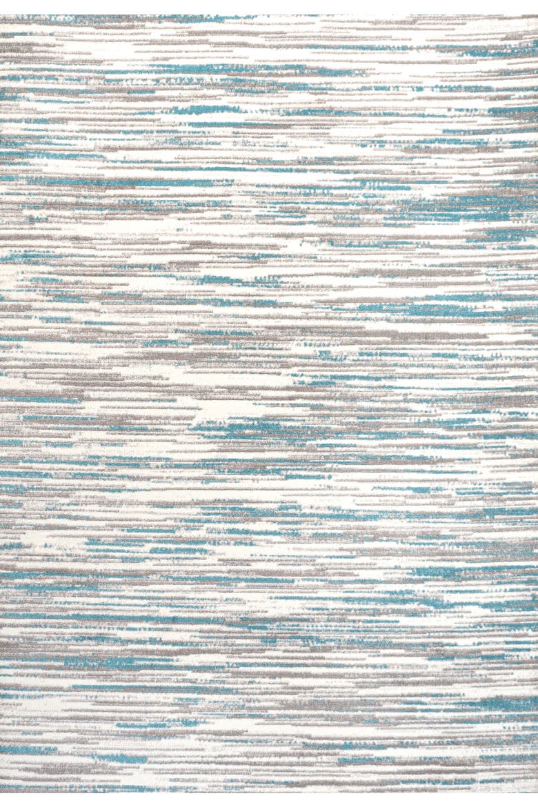 Speer Abstract Linear Stripe Area Rug, Main, color, Gray/Blue
