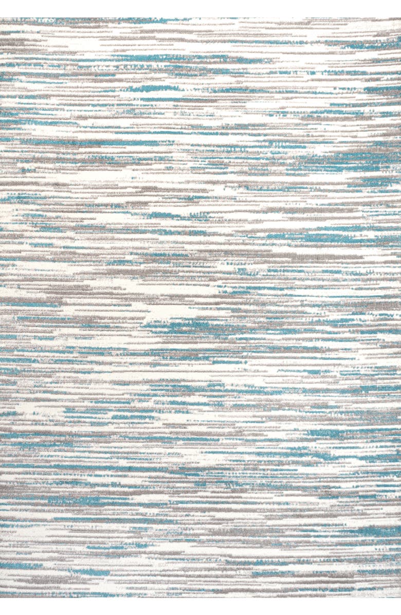 JONATHAN Y Speer Abstract Linear Stripe Area Rug, Main, color, Gray/Blue