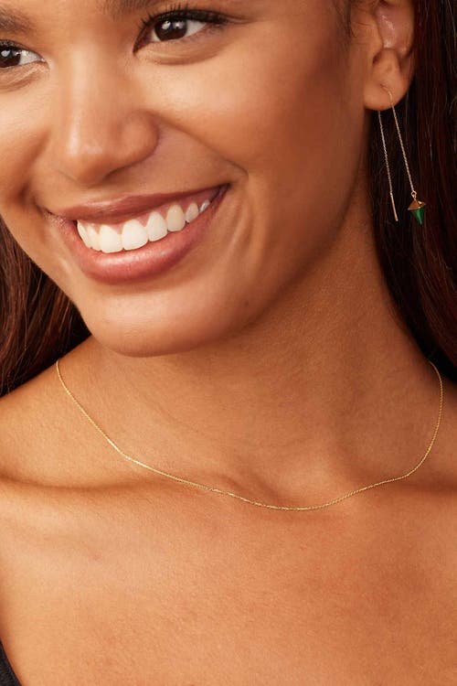 Oradina 14k Gold Catamaran Cable Chain In Yellow Gold