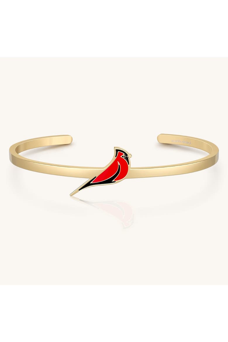 Cardinal Cuff - Always In My Heart bracelet, Main, color, Yellow Gold